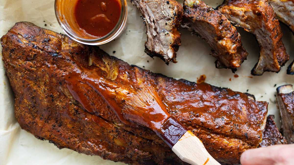 Roasted & Grilled Baby Back Ribs