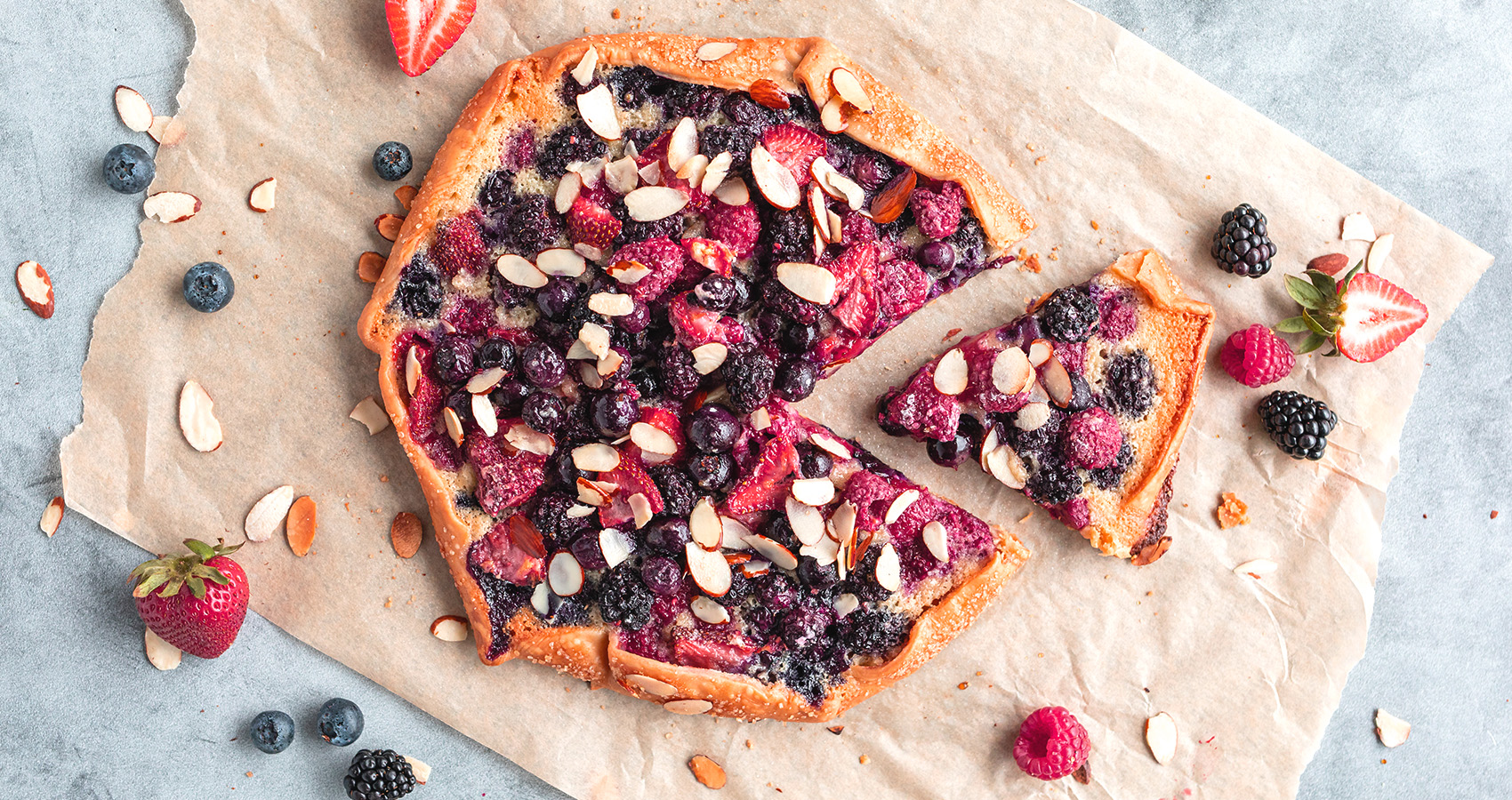 Frangipane & Berry Galette