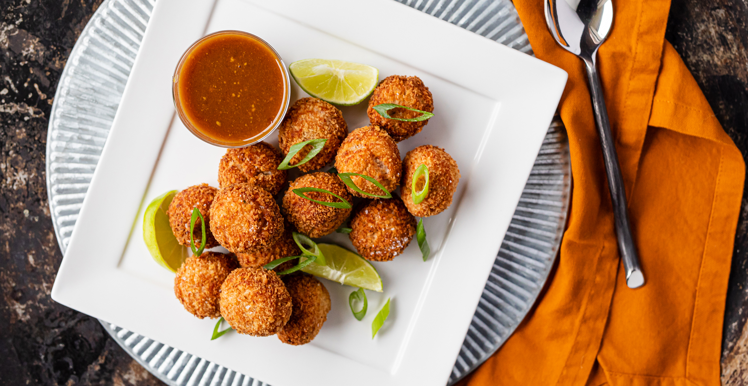 Panko-Crusted Shrimp Balls