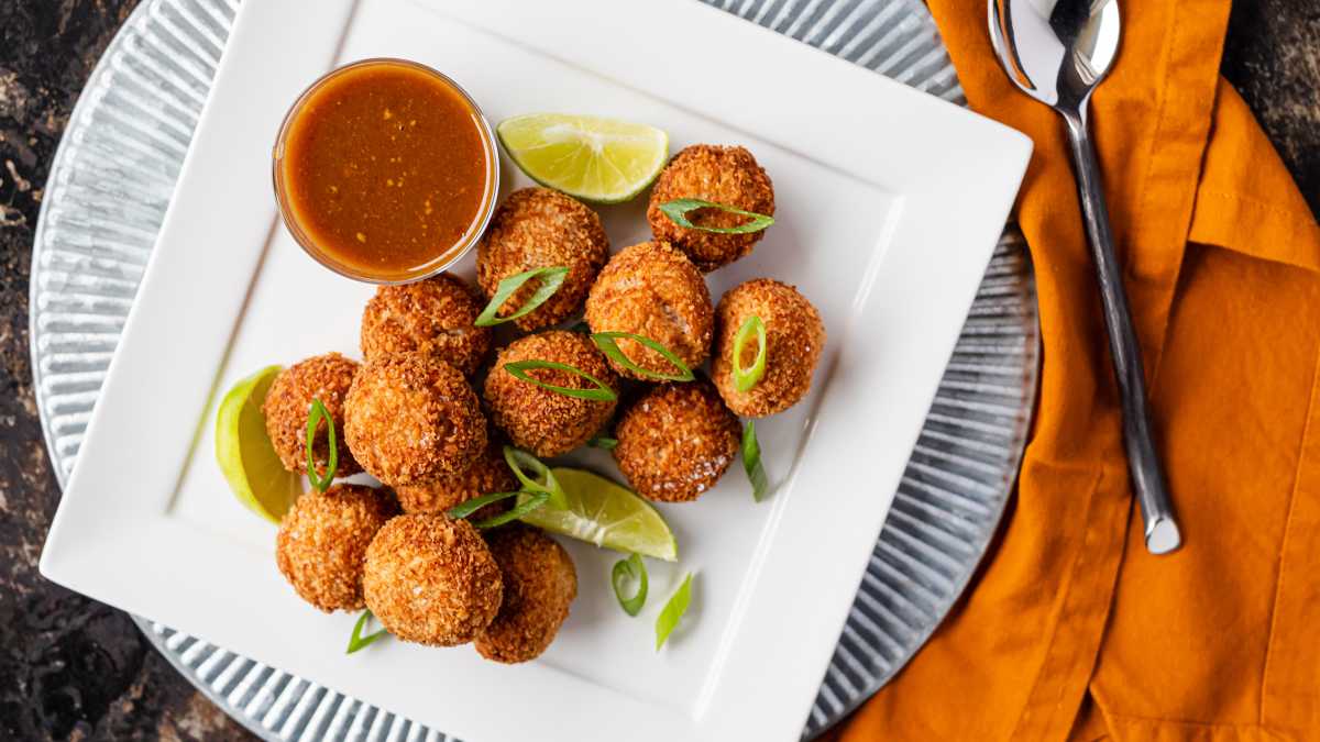 Panko Crusted Shrimp Balls