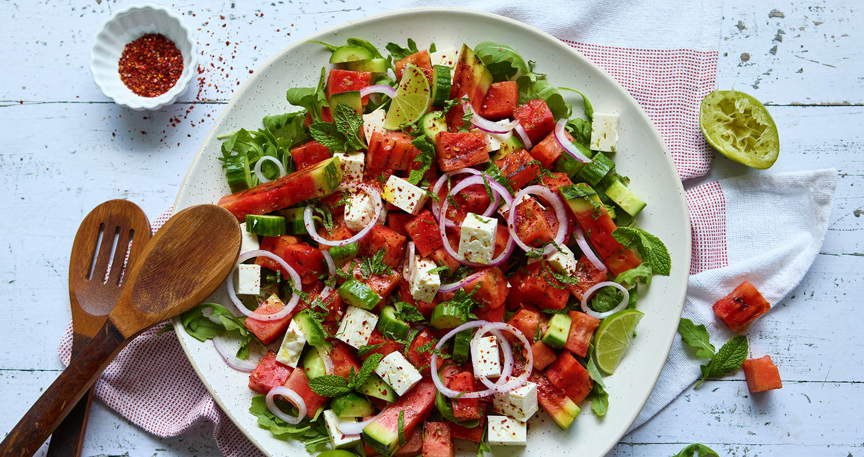 Grilled Watermelon Salad