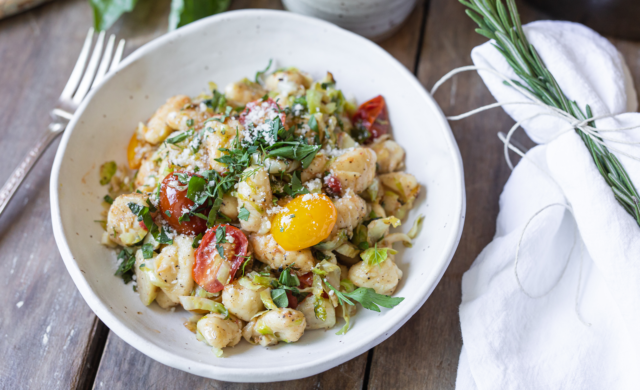 Gnocchi with Brussels Sprouts