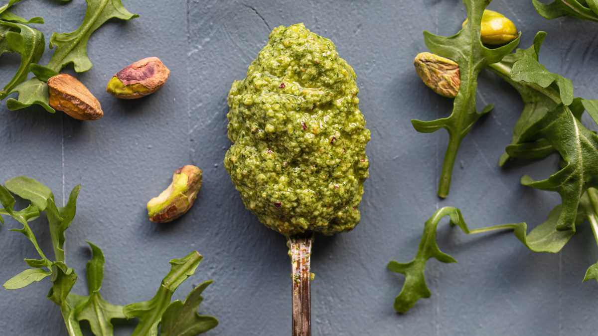 Arugula Pistachio Pesto