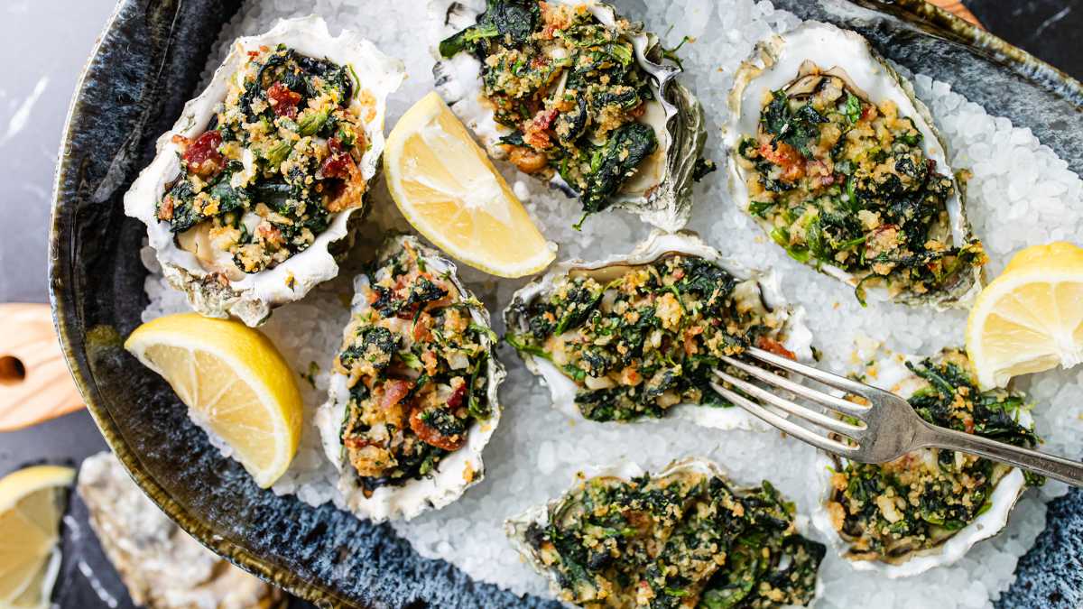 Oysters Rockefeller