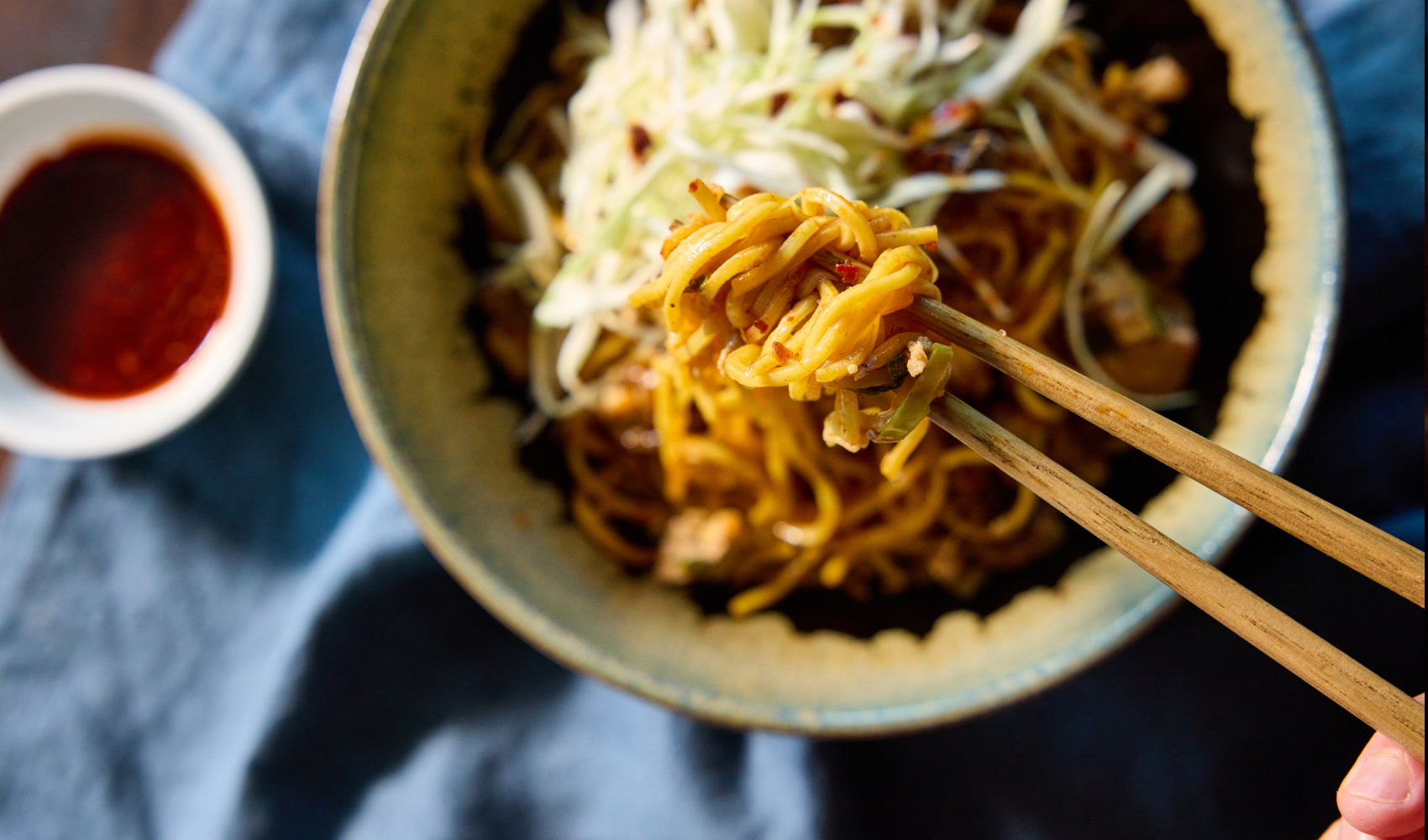 Japanese-Style Chicken Yakisoba