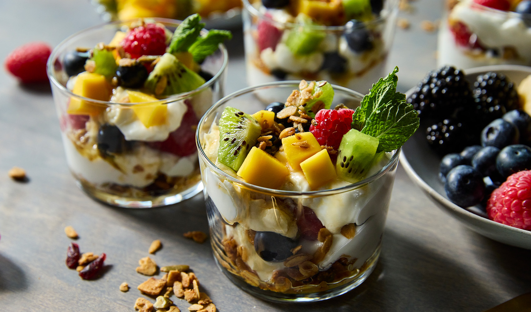 Easy Yogurt Fruit Parfaits