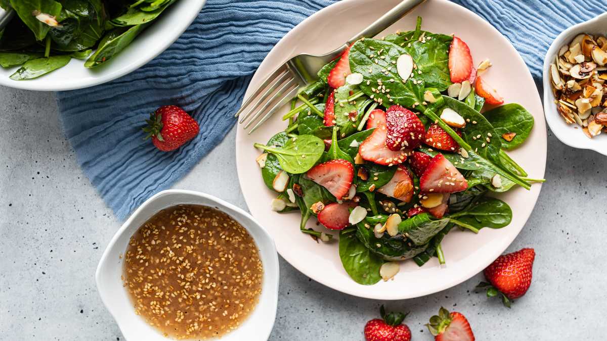 Strawberry Spring Picnic Salad Photo