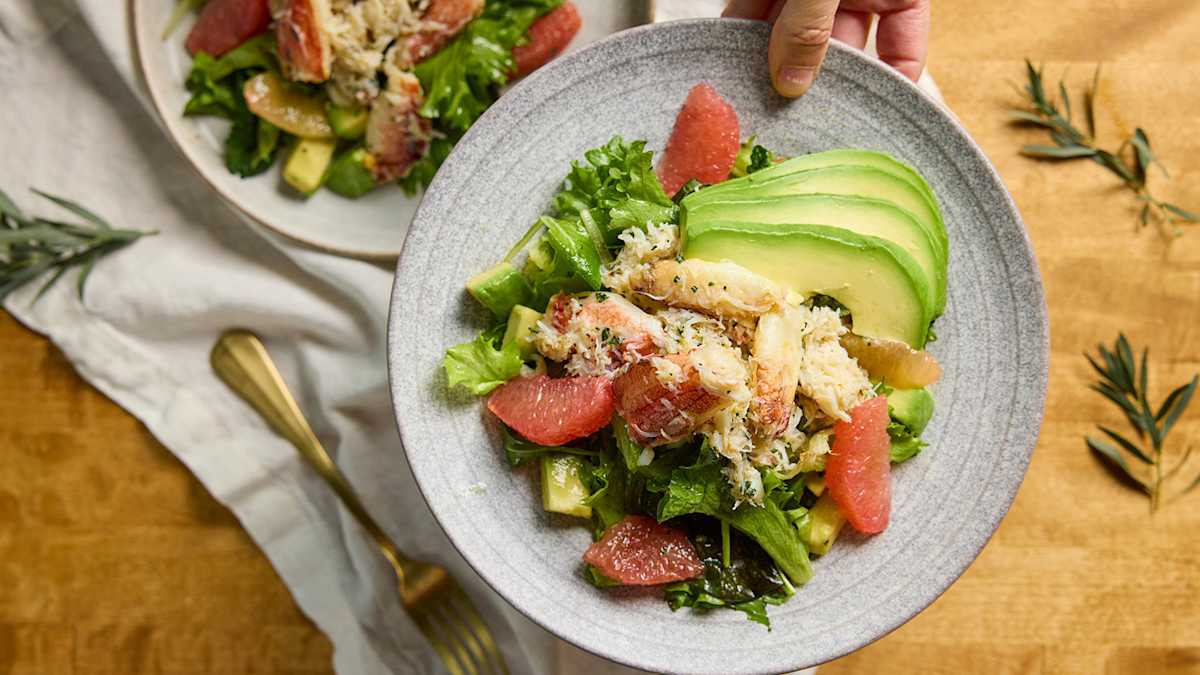 Crab, Avocado and Grapefruit Salad