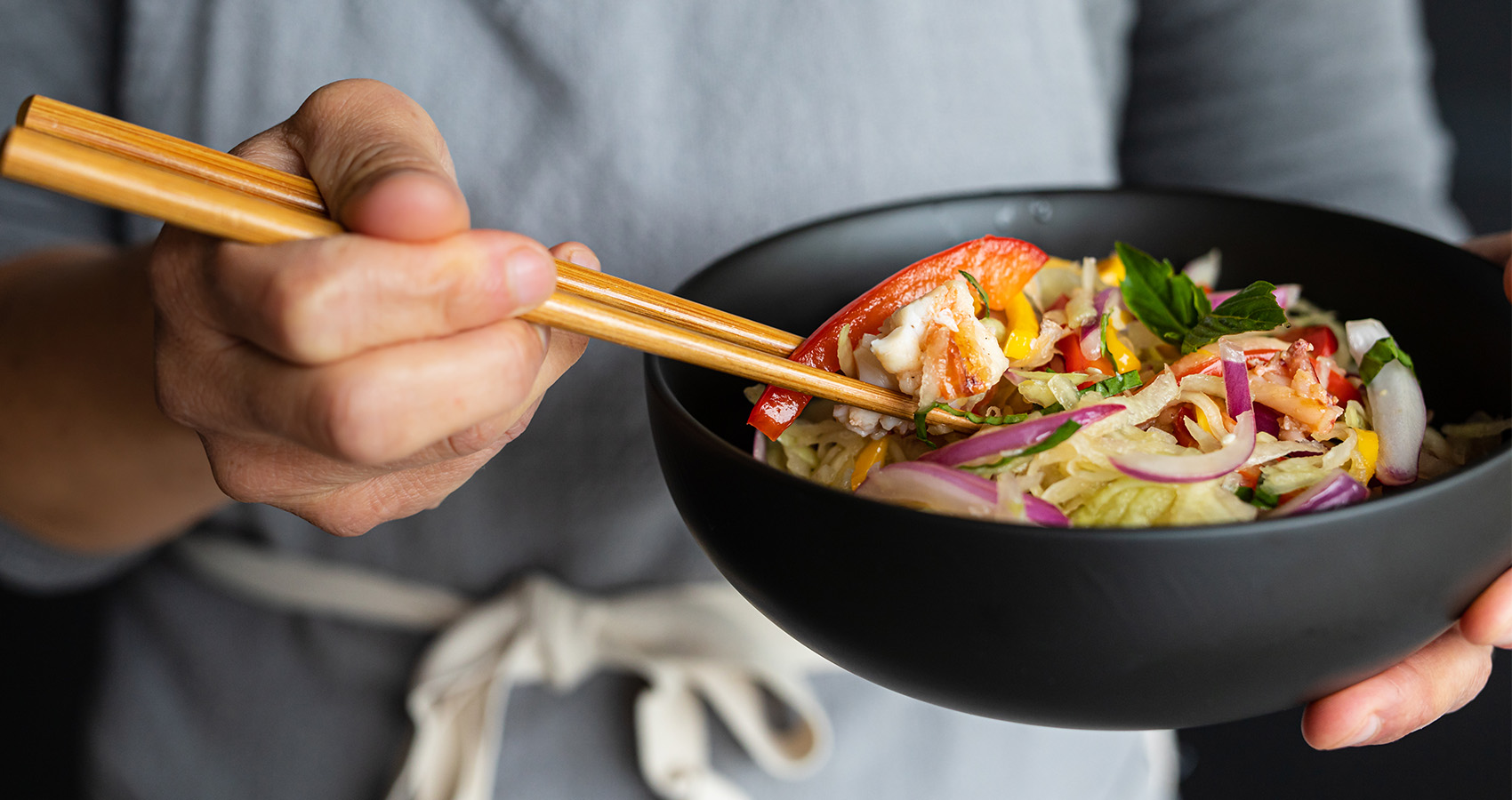 Papaya Salad with Lobster