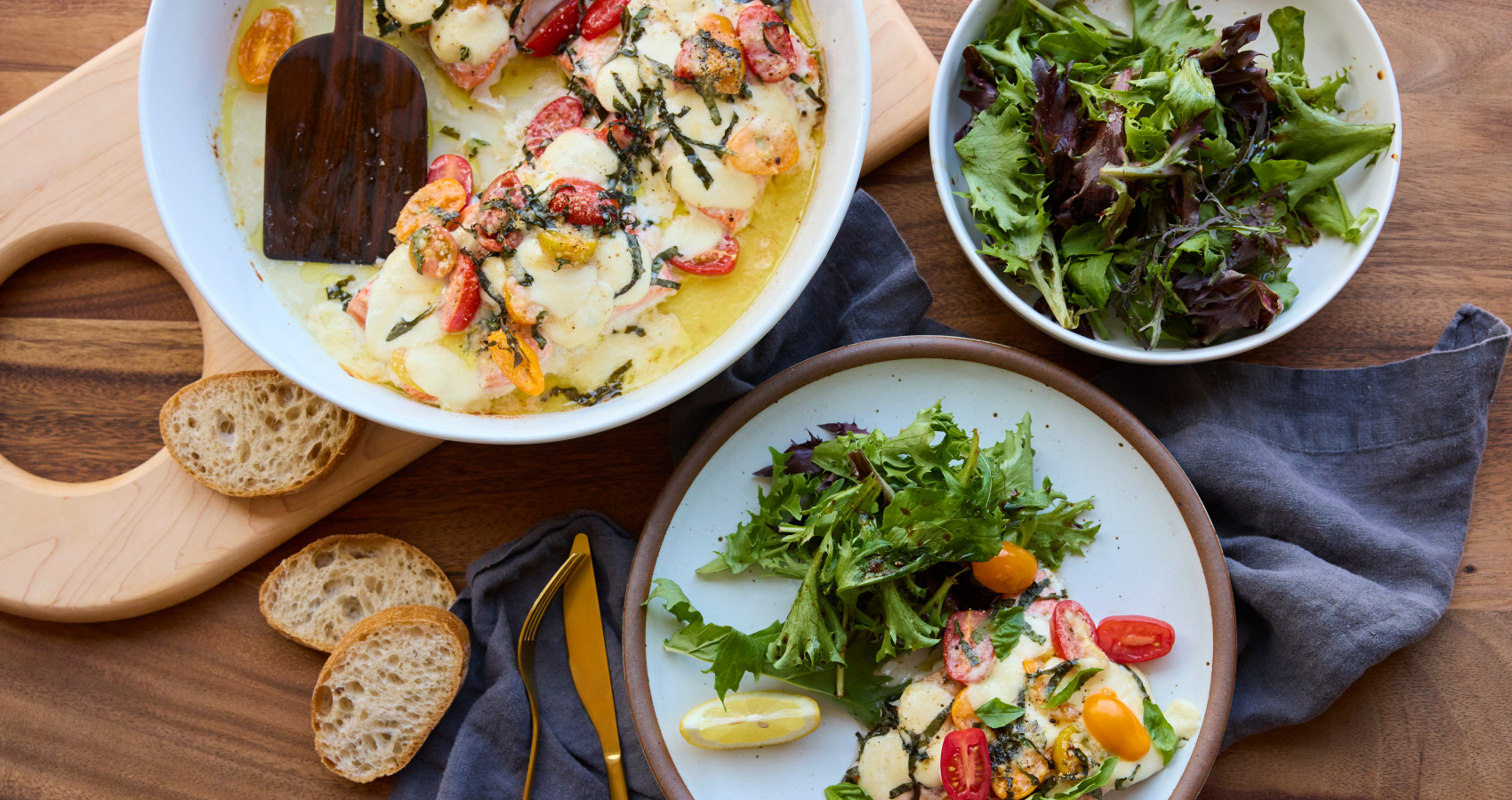 Caprese-Style Salmon