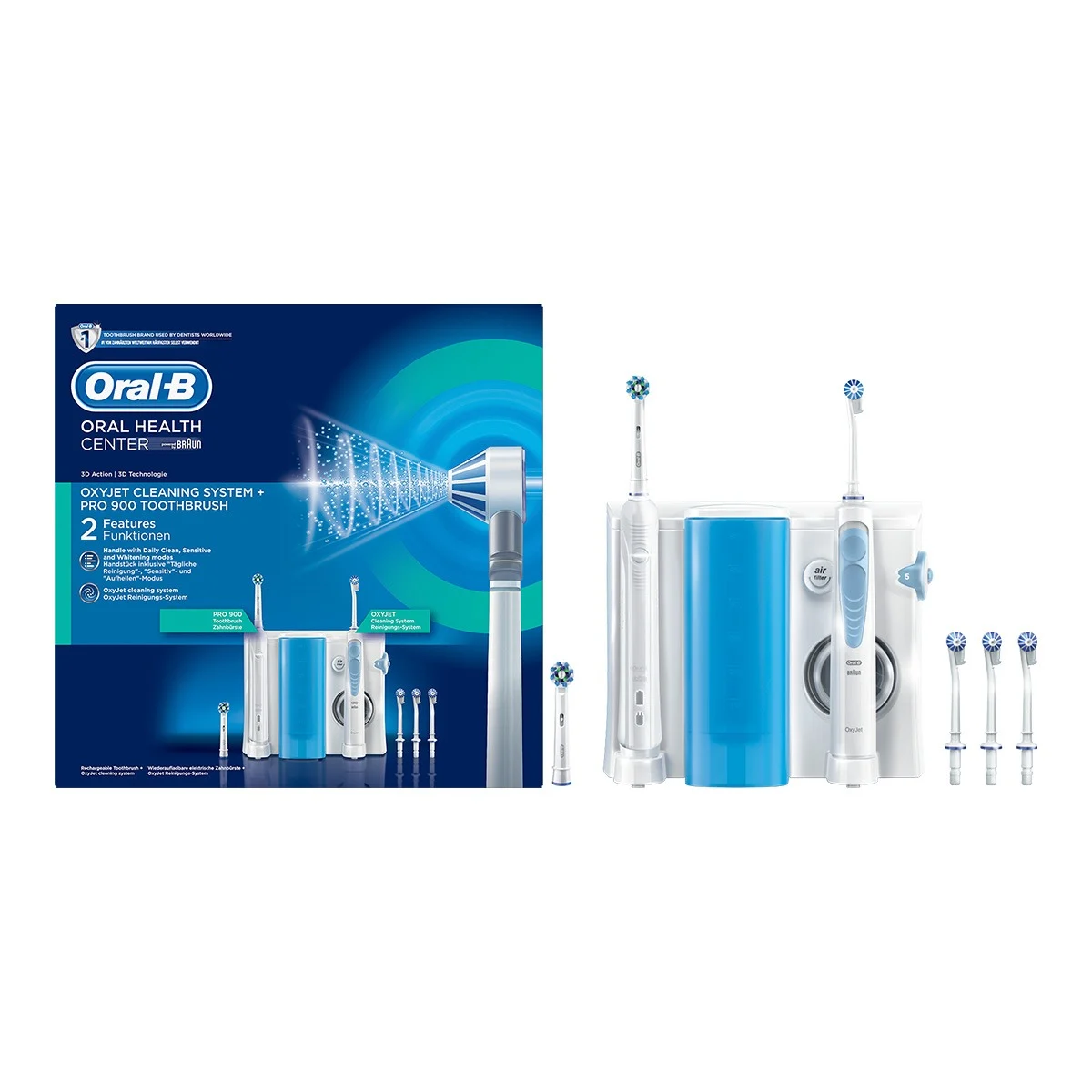 Oral-B Combiné Dentaire : Oral-B PRO 900 + Hydropulseur Oxyjet undefined