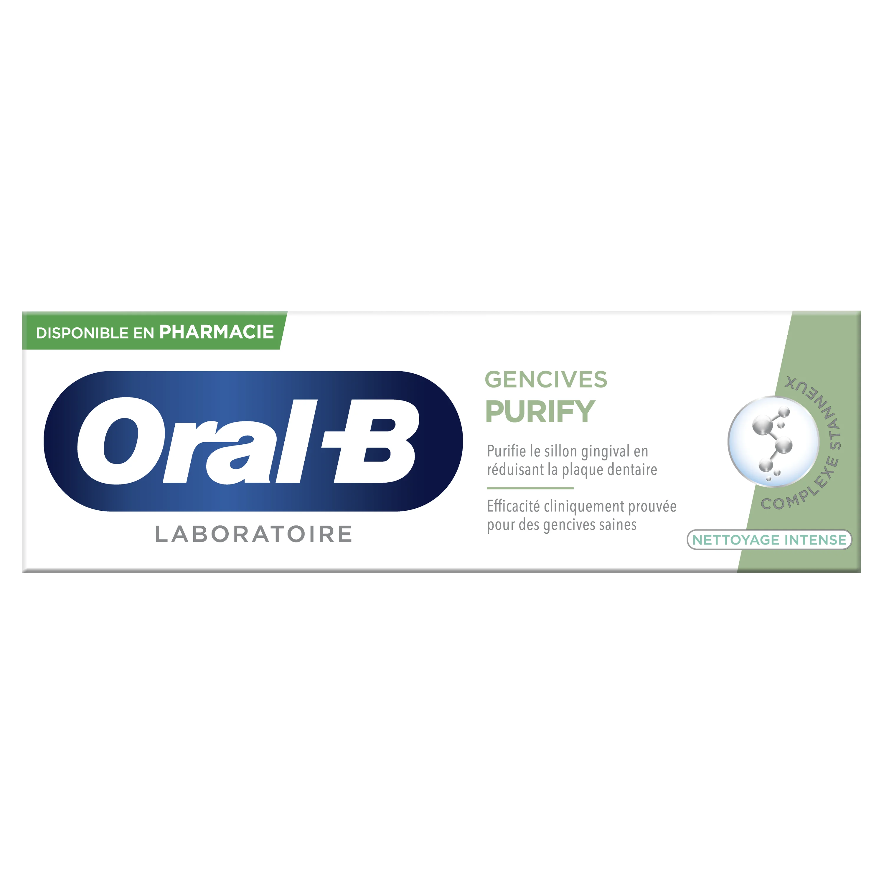 Oral-B Laboratoire Gencives Purify Nettoyage Intense Dentifrice 