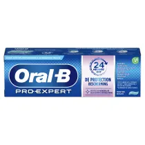 Le dentifrice Oral-B Pro-Expert Dents Sensibles a été professionnellement conçu par des dentistes. Il offre une protection contre la sensibilité et contre la plaque dentaire 24 heures sur 24 avec un brossage deux fois par jour.
