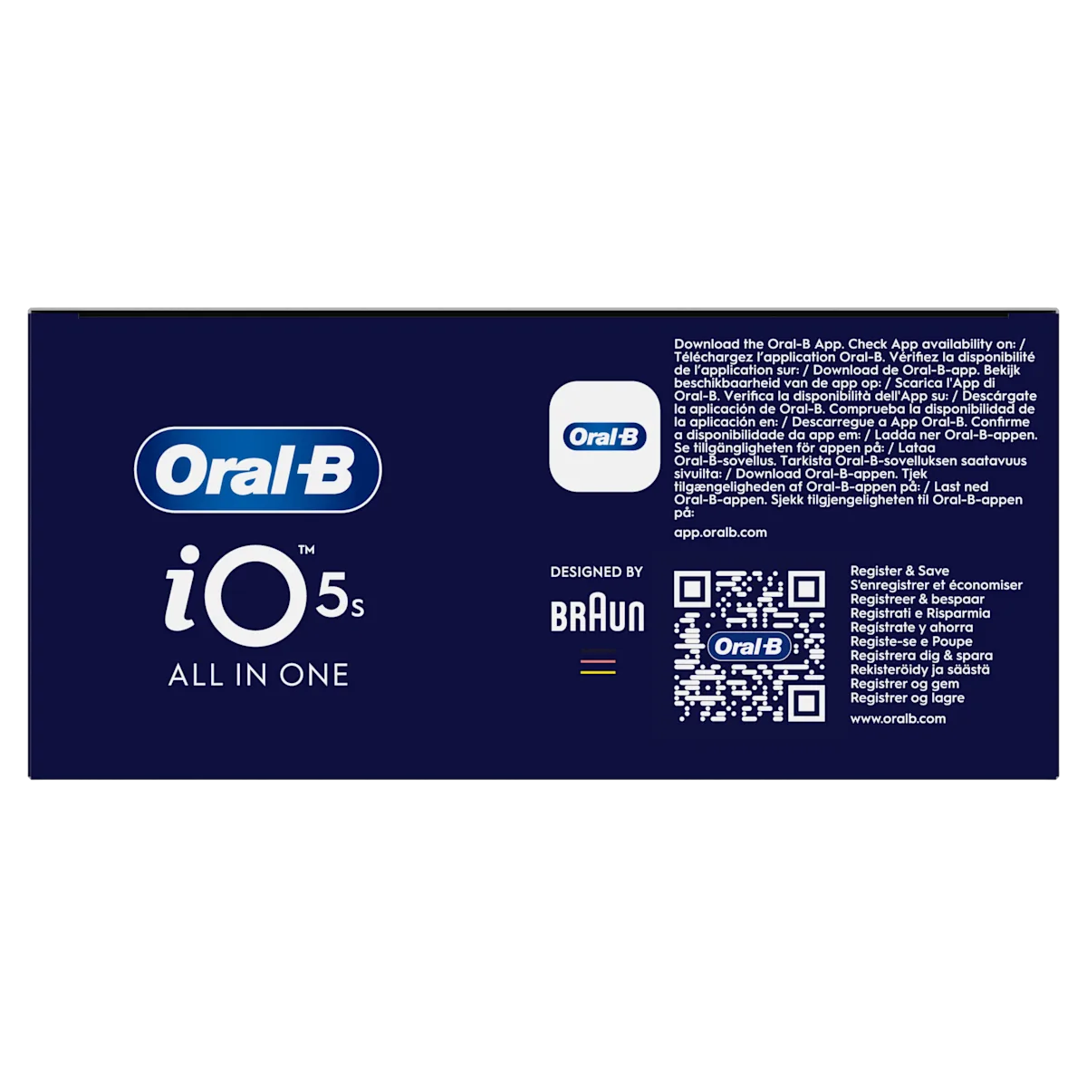 Image - Product Variant - Oral-B iO5 Blue Ocean Edition Limitée - Brosse à Dents Electrique avec 1 tête de brosse et étui de voyage - SI 18