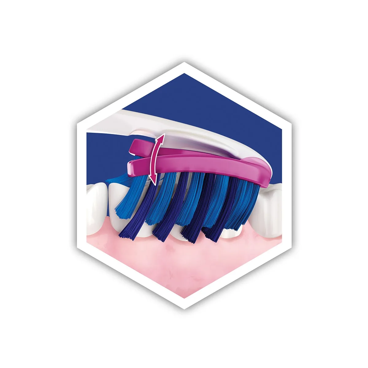 Image - Gallery Item - 3D White - Oral-B 3D White Luxe Pro-Flex Brosse À Dents Manuelle Medium x2 - carousel - 2