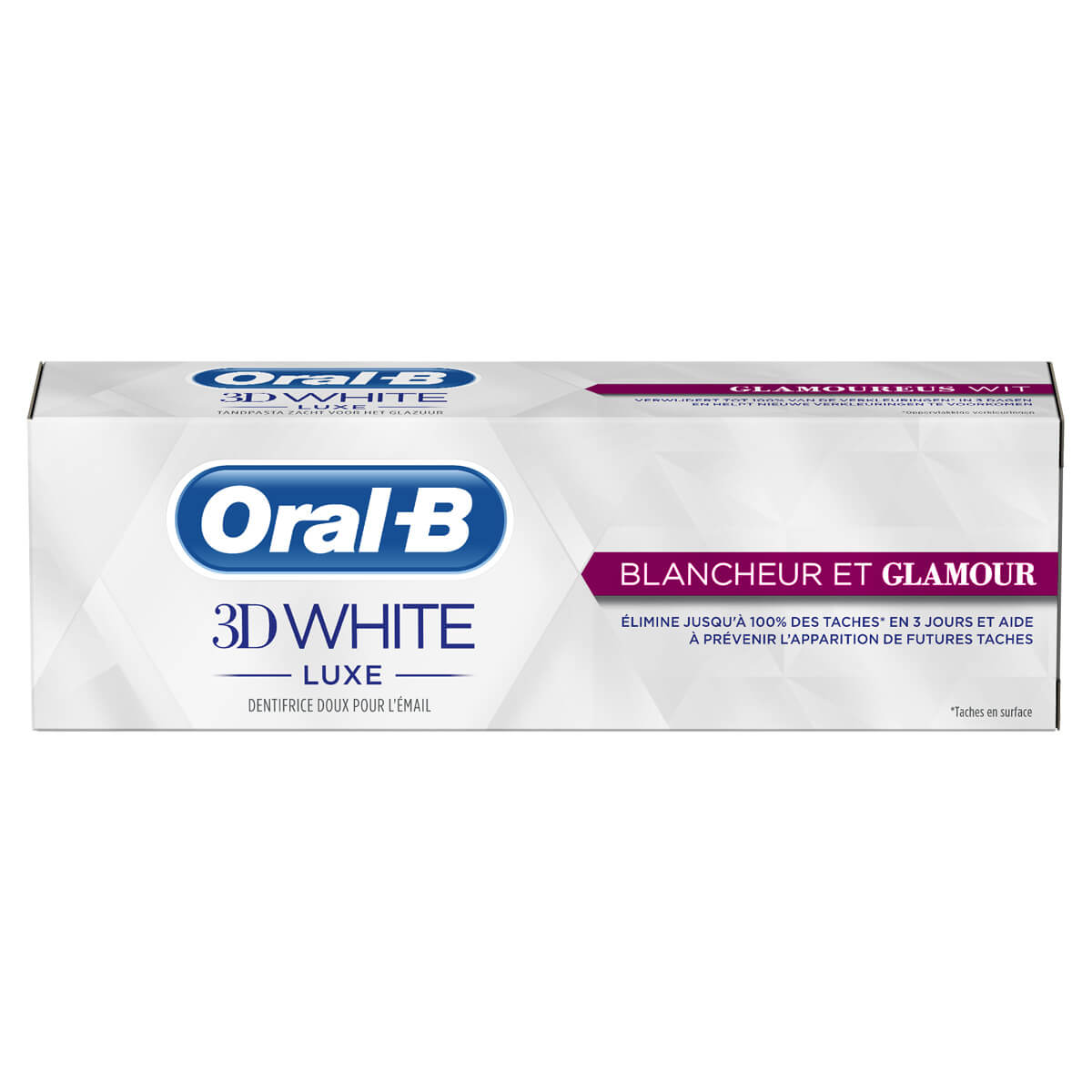 attribuut leveren Vaardig Dentifrice Oral-B 3D White Luxe Blancheur Et Glamour | Oral-B