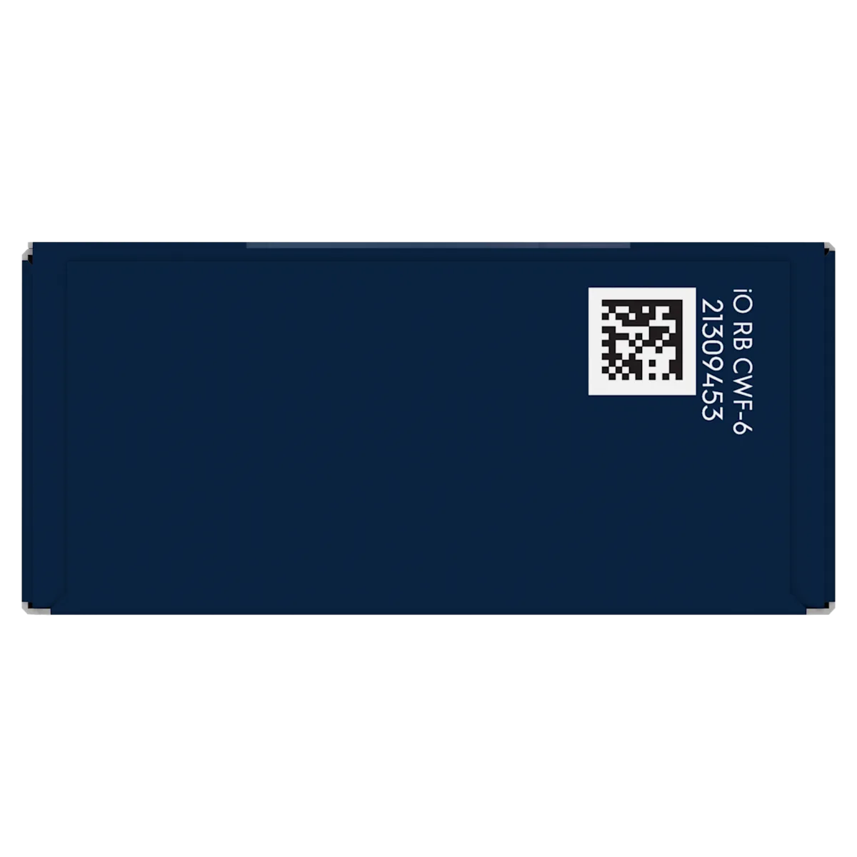 Emballage de la brosse à dents Oral-B iO, montrant un code QR et le numéro de référence du produit.