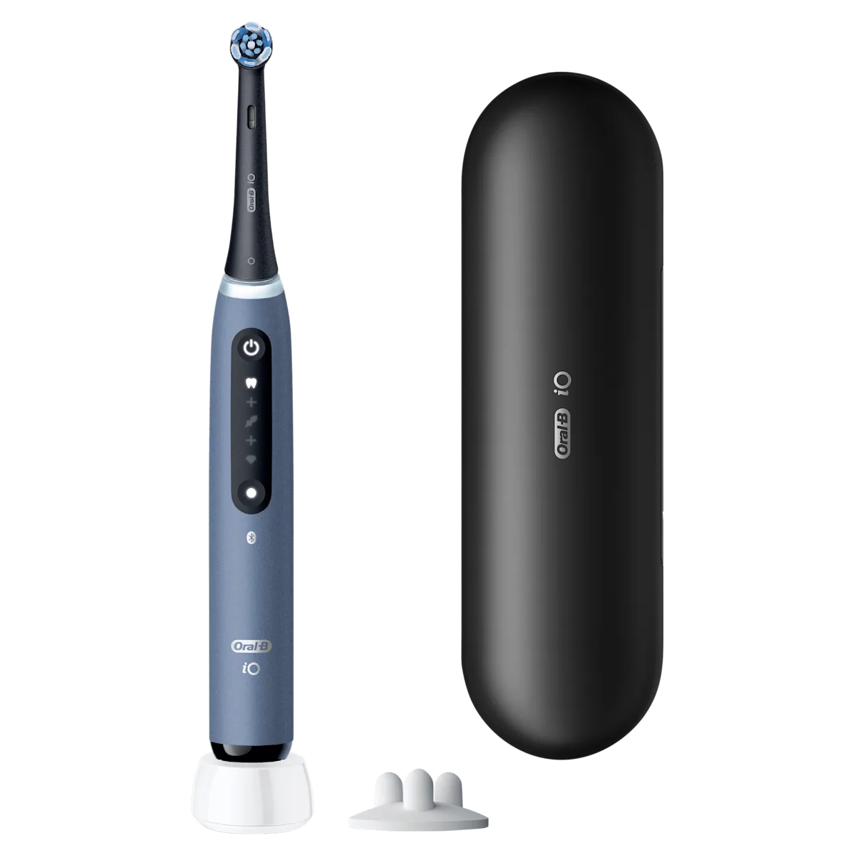 Image - Product Variant - Oral-B iO5 Blue Ocean Edition Limitée - Brosse à Dents Electrique avec 1 tête de brosse et étui de voyage - SI 13