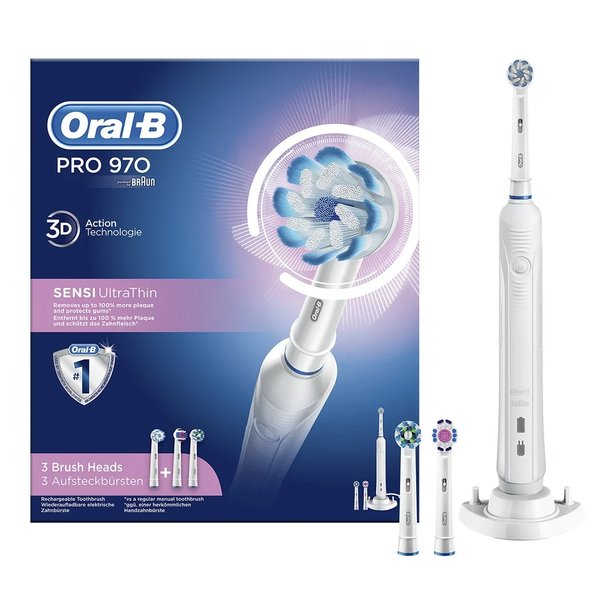 Oral-B Pro 970 White Brosse À Dents Électrique Par Braun undefined