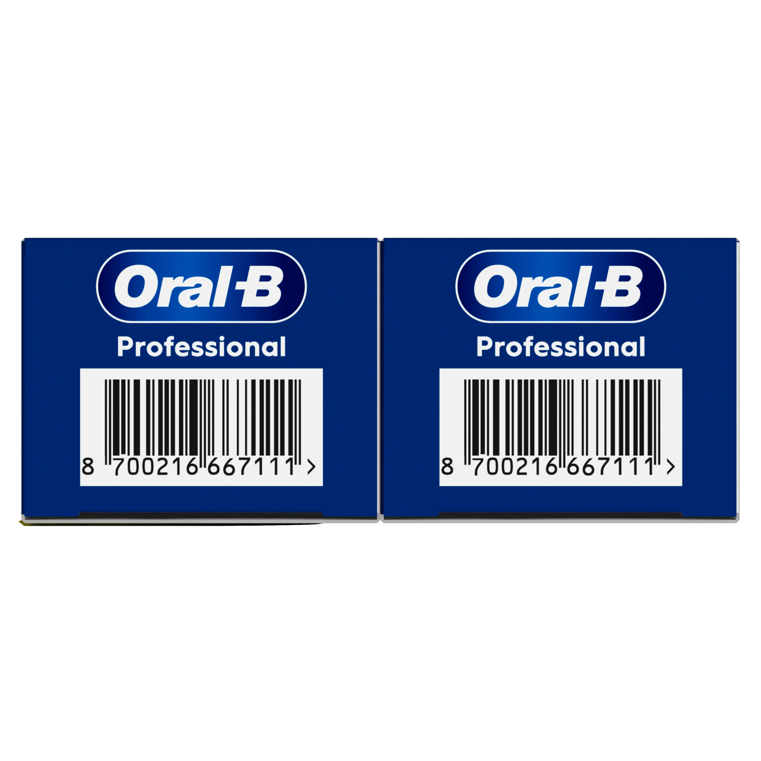 Oral-B Professional, emballage mettant en avant la gamme "Professional" de la marque.
