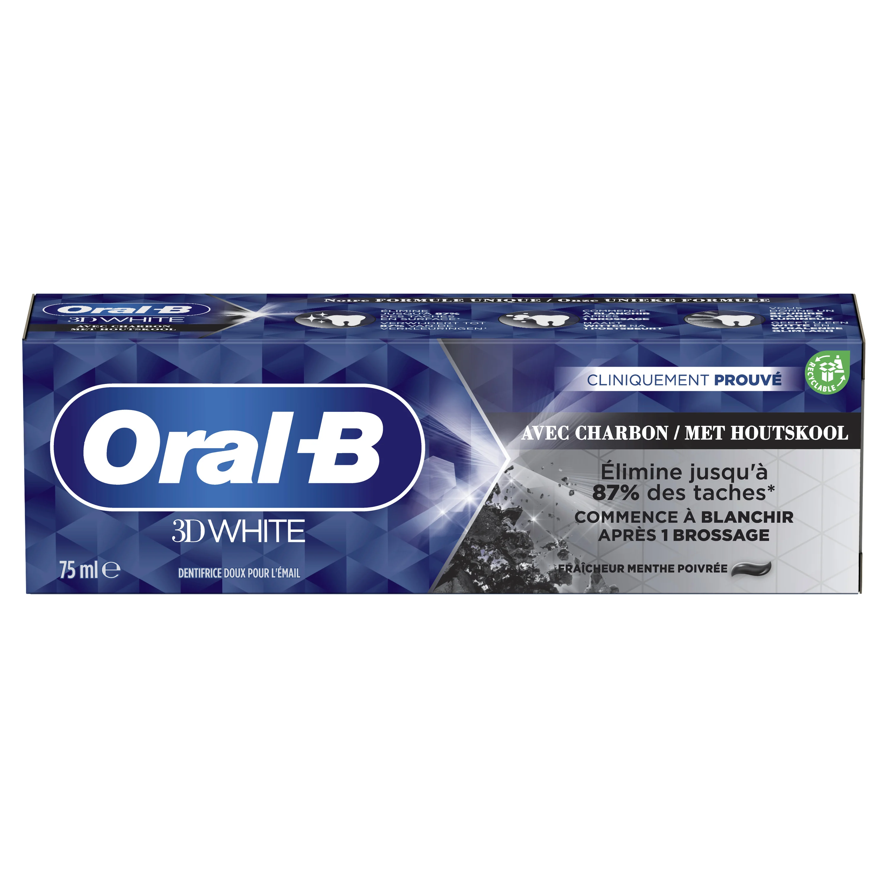 3D White - Oral-B 3D White Charbon Dentifrice - 0 