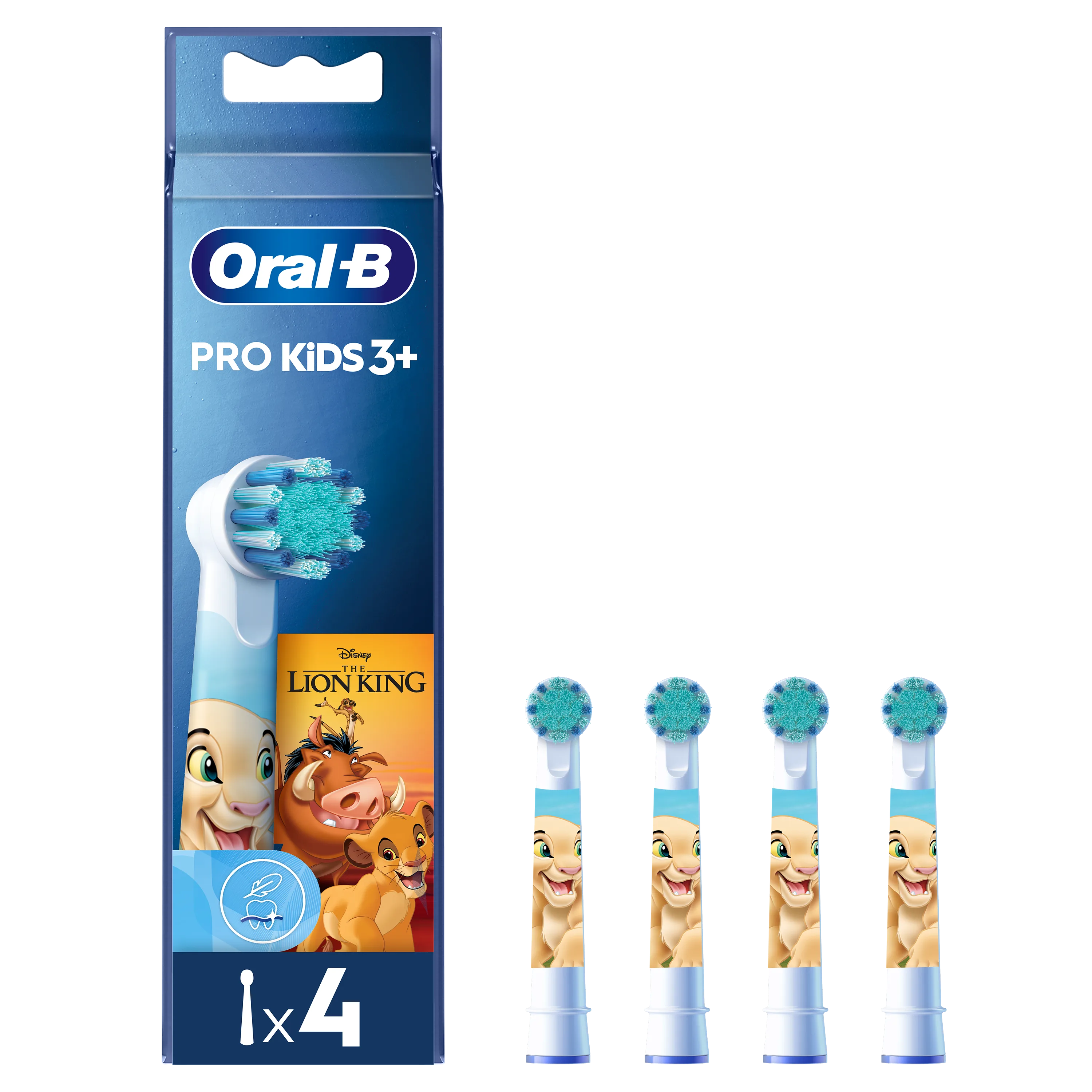 Oral-B Pro Kids Brossettes Disney Le roi lion, 4 Unités