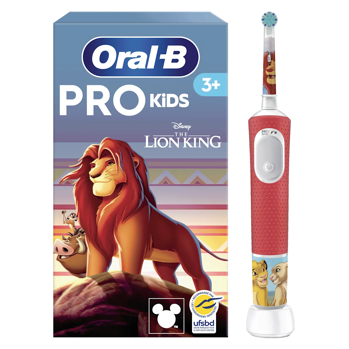 Oral-B Pro Kids Disney Le Roi Lion Brosse à dents électrique + 1 brossette