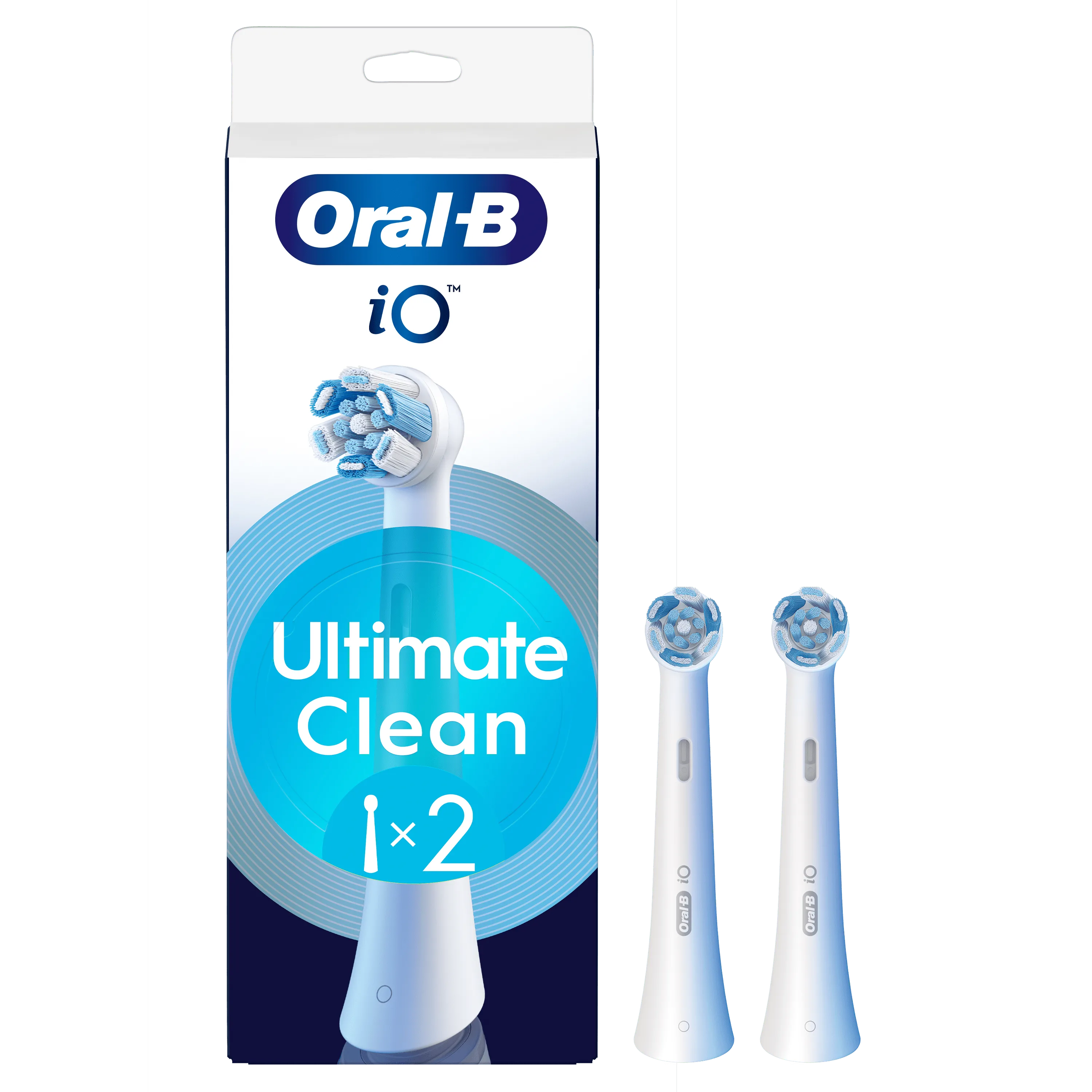 Oral-B iO, emballage de brossettes Ultimate Clean, lot de 2.