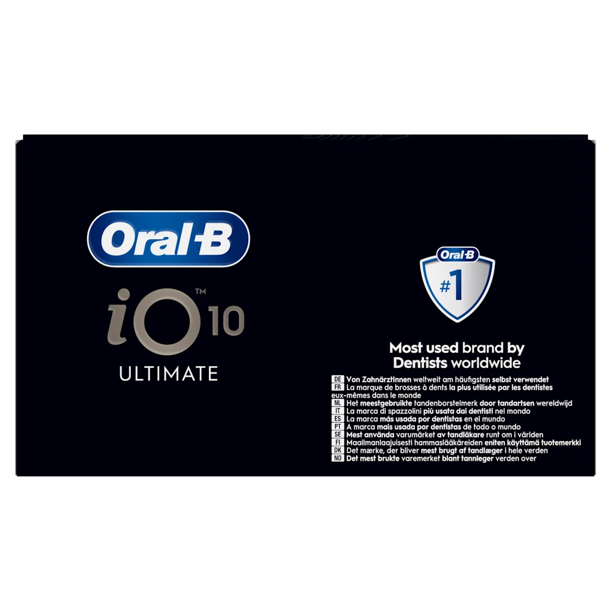 Oral-B iO 10 Ultimate, la marque de brosses à dents la plus utilisée par les dentistes eux-mêmes dans le monde.