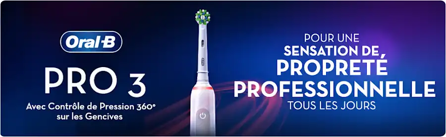 Hình ảnh banner - Oral-B Pro 3 - 3000 CrossAction - Bàn chải đánh răng điện