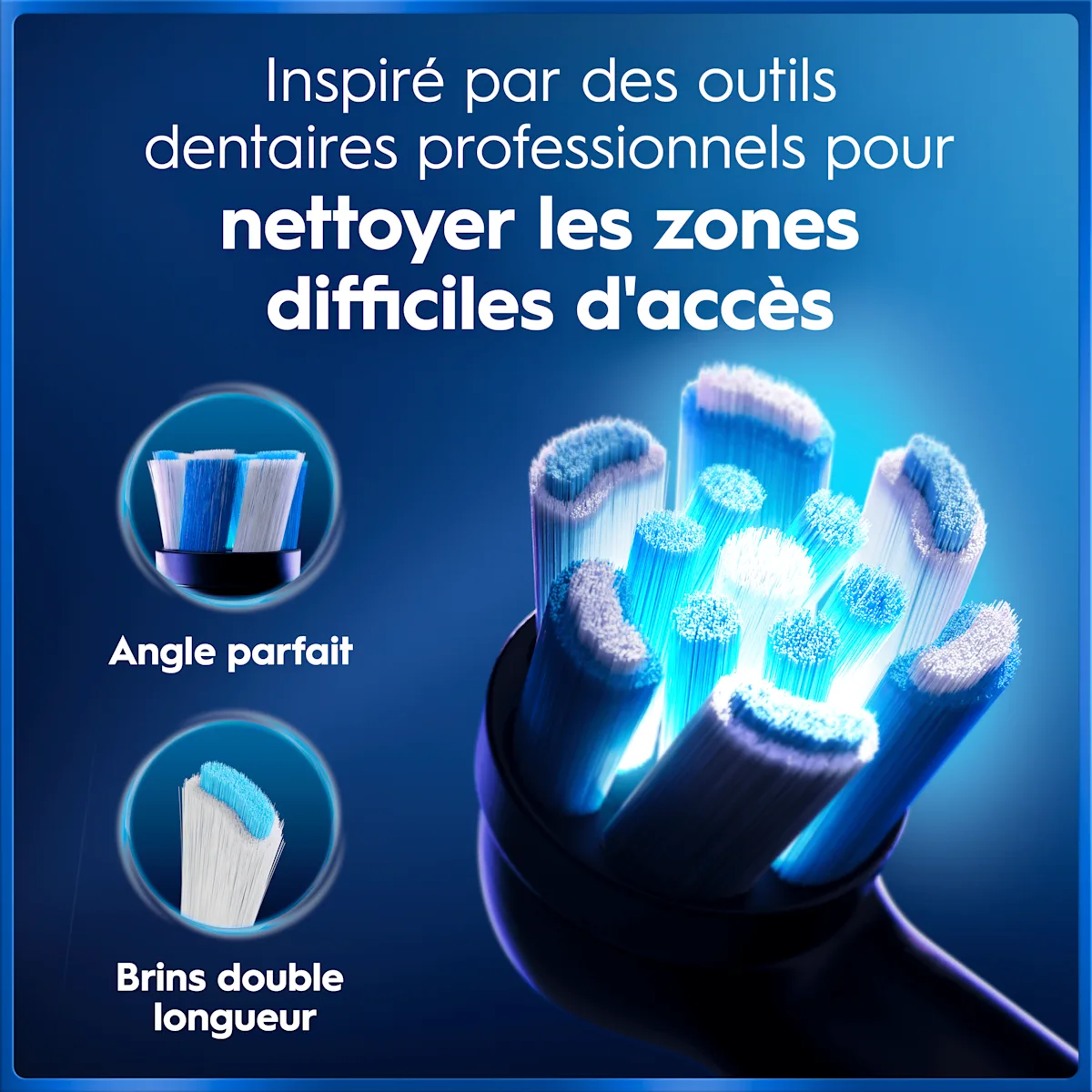 Image - Product Variant - Oral-B iO5 Blue Ocean Edition Limitée - Brosse à Dents Electrique avec 1 tête de brosse et étui de voyage - SI 7