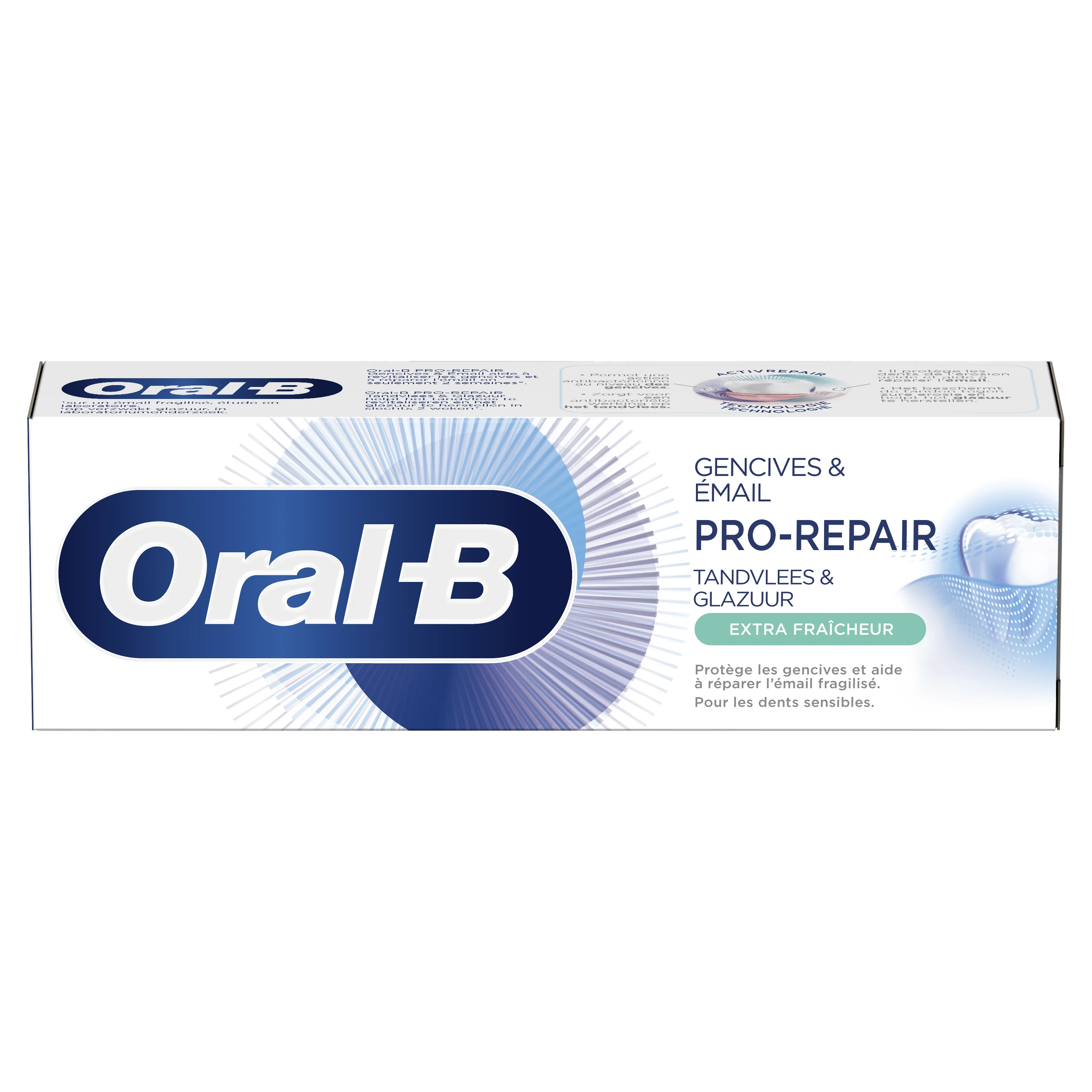 Oral-B Pro-Repair Gencives et Émail Extra Fraîcheur Dentifrice 