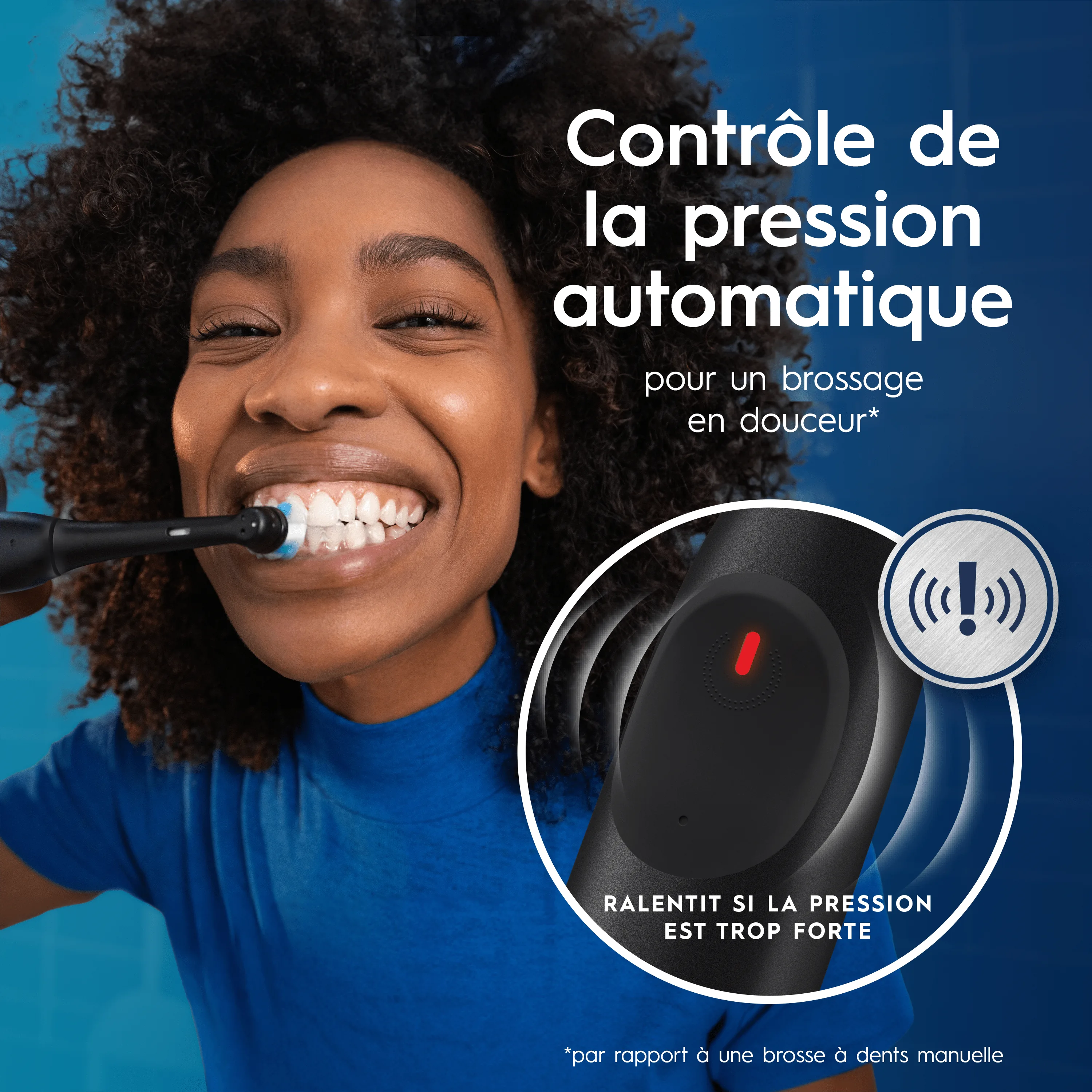Oral-B iO2 Brosses À Dents Électriques, Noire et Rose Clair - Secondary Image 5