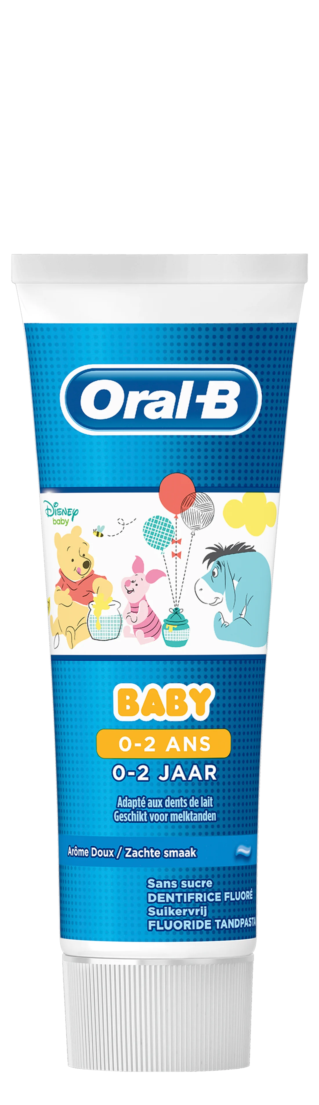 Oral-B Baby Winnie L’Ourson Dentifrice 75 ml, 0 à 2 Ans 