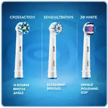 Image - Oral-B TEEN Brosse À Dents Électrique Rechargeable White ou Black - side by side 7