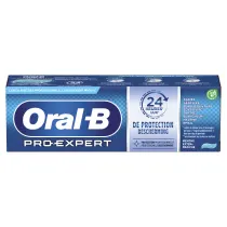 Le dentifrice Oral-B Pro Expert Protection Professionnelle a été conçu avec des dentistes professionnels. Il procure une sensation de propreté dans toute la bouche et une protection contre la plaque dentaire 24 heures sur 24 avec un brossage deux fois par jour.
