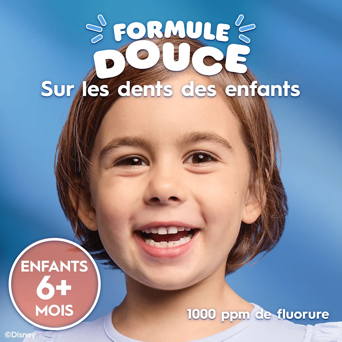 Oral-B Enfants : Formule douce pour les enfants de plus de 6 mois.