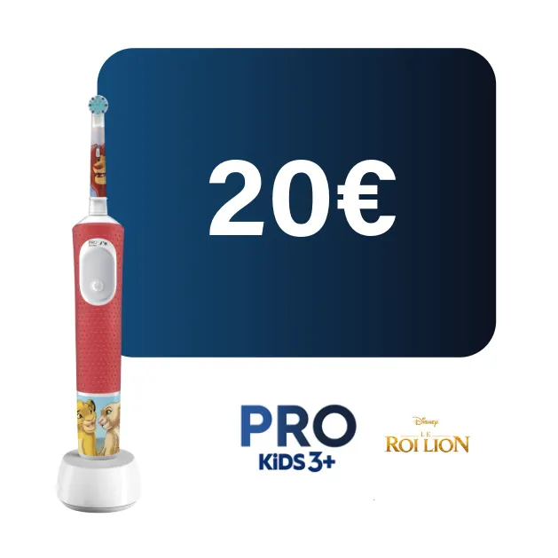 Oral-B Vitality Roi Lion Kids Brosse à dents électrique, 3 ans et plus