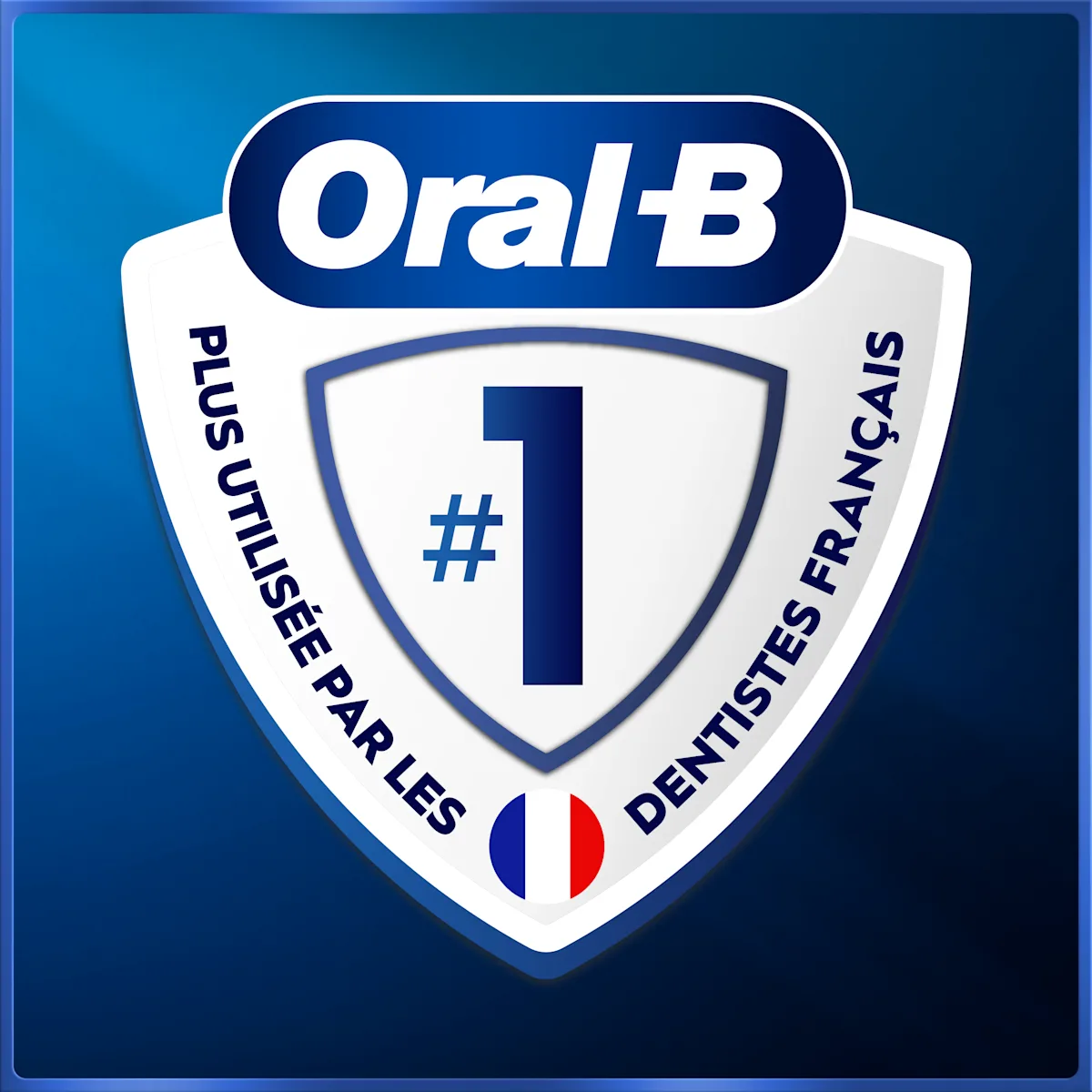 Oral-B, marque n°1 utilisée par les dentistes dans le monde.