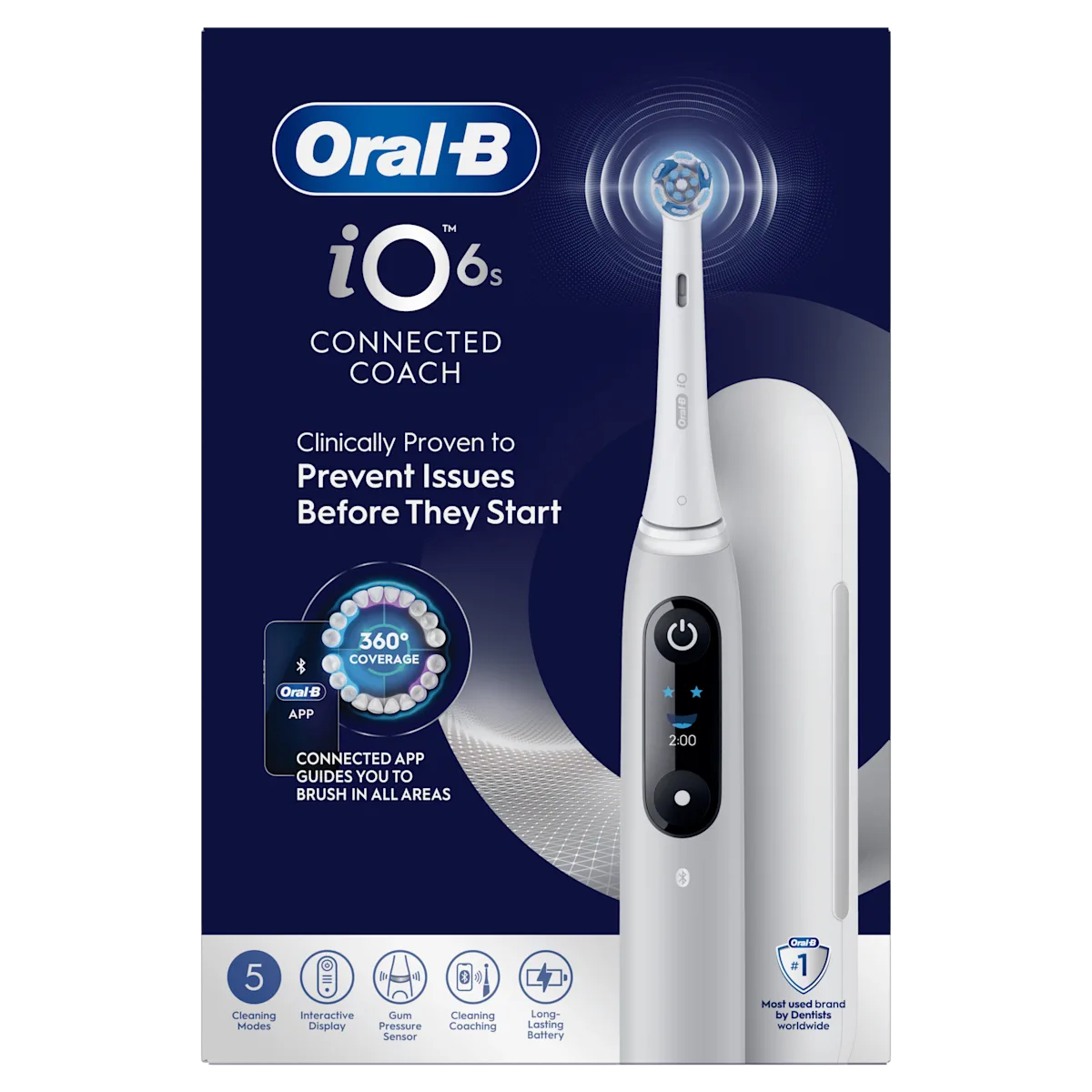 Garantie satisfait ou remboursé de 30 jours pour la brosse à dents Oral-B iO6.