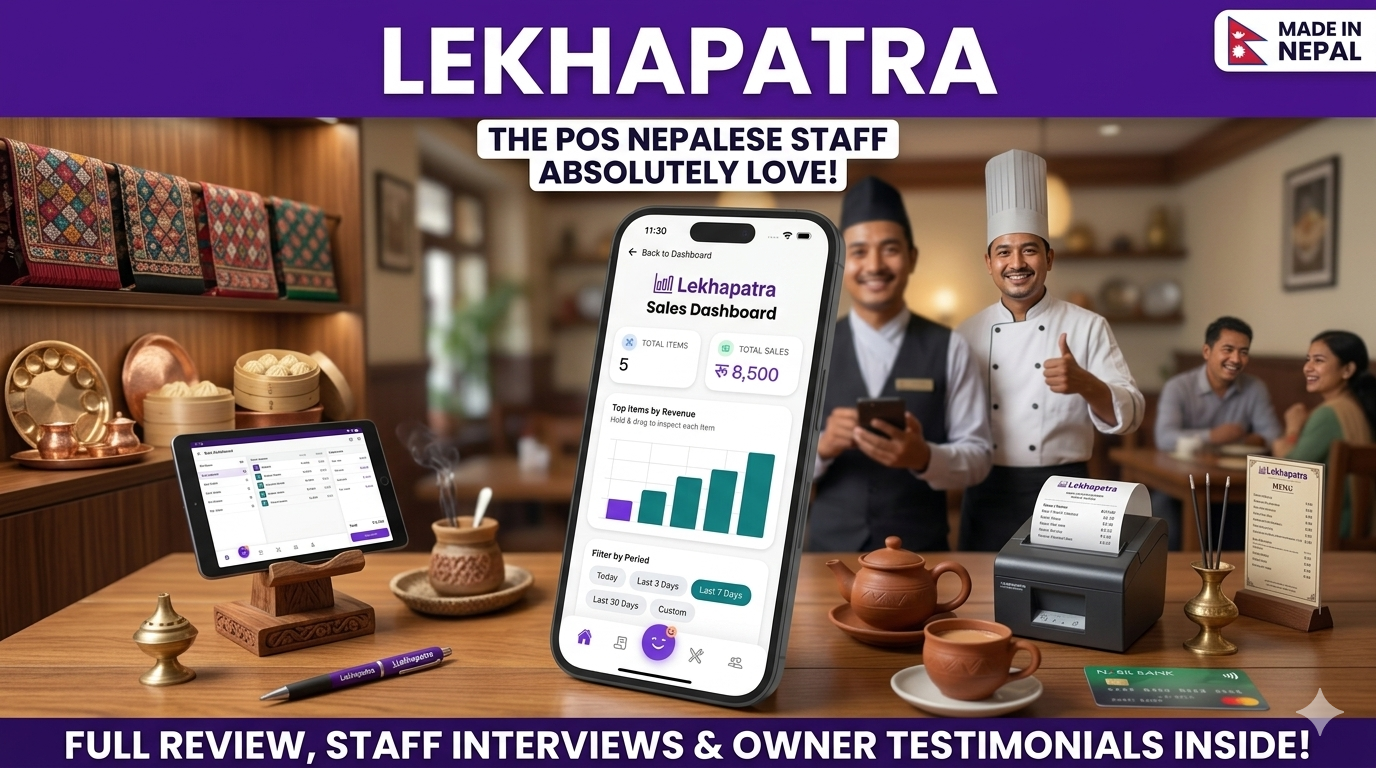 Staffs Really Loves this POS which is made in Nepal