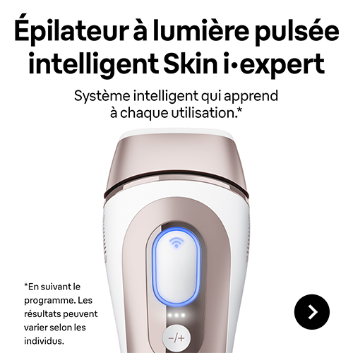 Épilateur à lumière pulsée intelligent Skin i• expert