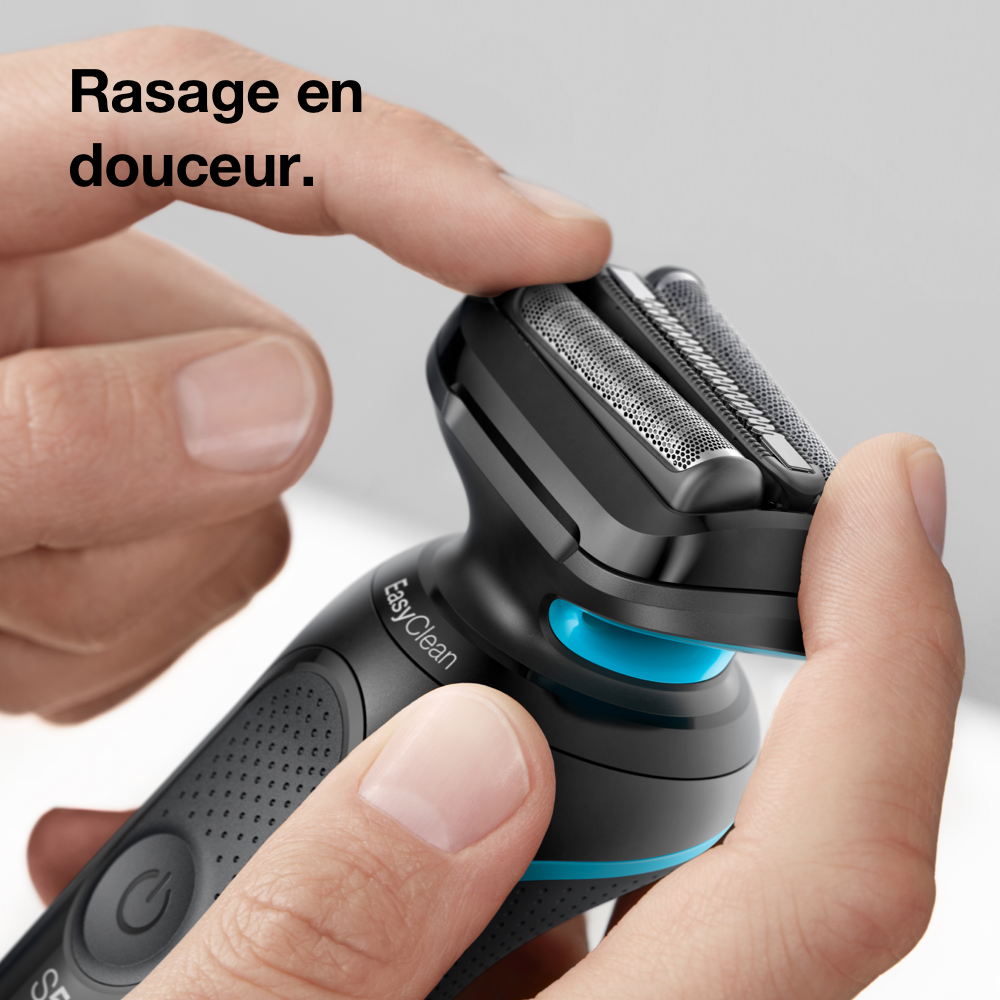 Rasage en douceur.