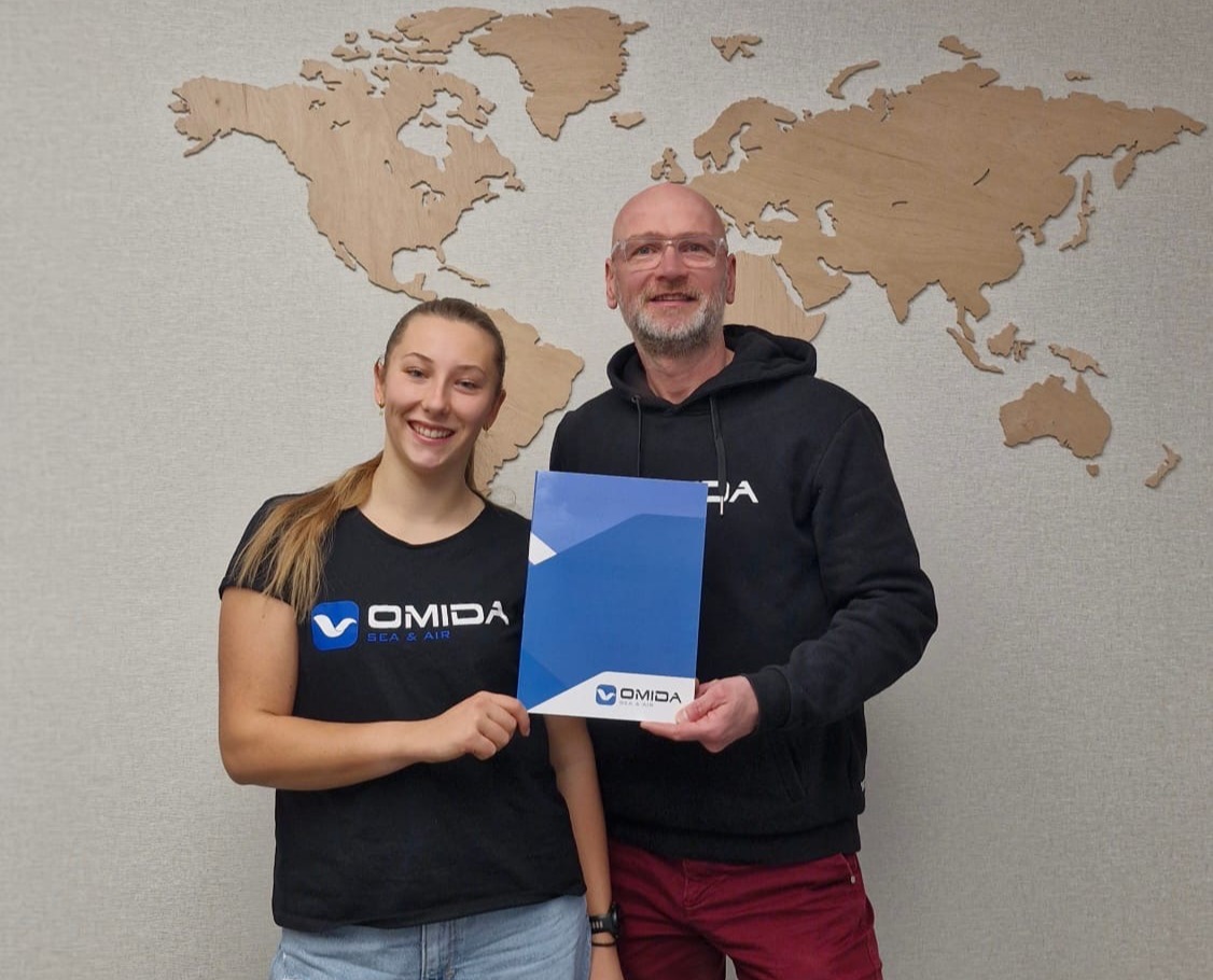 Trzeci rok wspieramy Mistrzynię Aleksandrę Wasiewicz | Omida Sea And Air S.A.