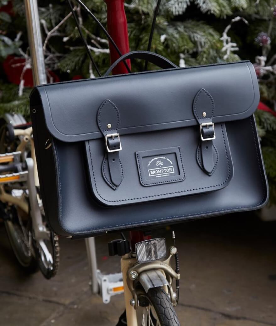 最新入荷 BROMPTON X / NAVY【限定品】 Cambridge The Satchel 