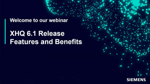 Watch our webinar about XHQ 6.1