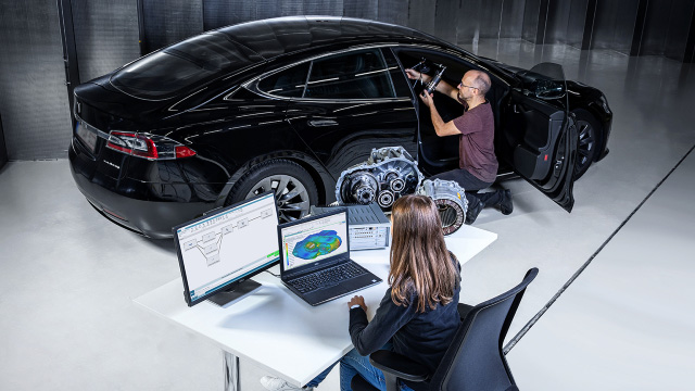 Assess the impact of vehicle design and controls on NVH performance using test and simulation-based component models.