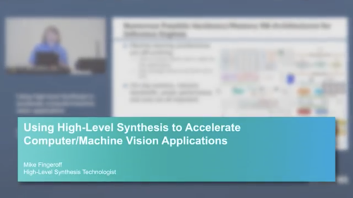 Using high-level synthesis to accelerate computer/machine Vision applications