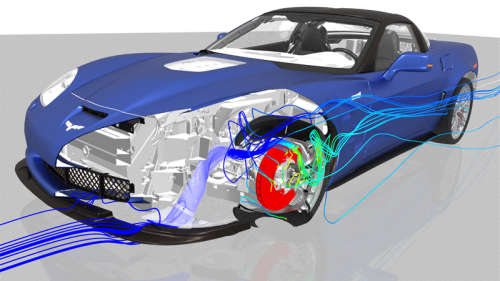 Optimizing brake cooling design using CFD simulation
