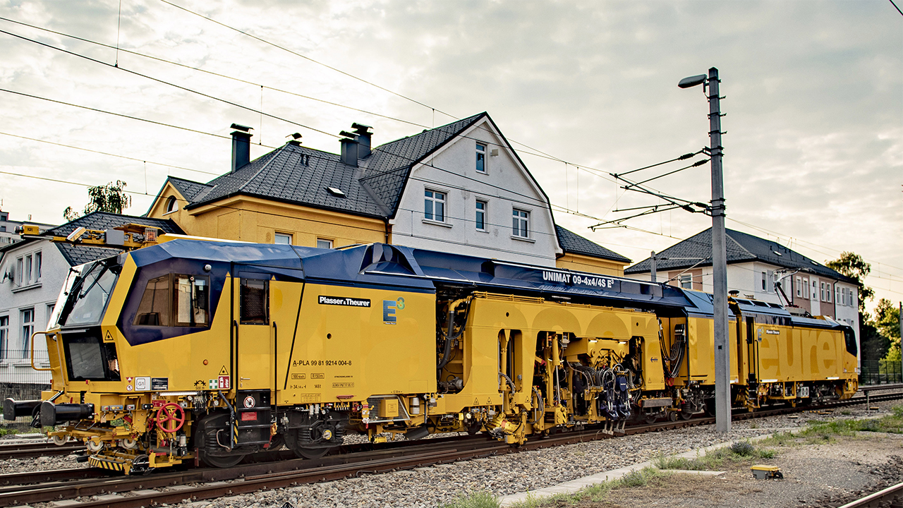 Plasser&Theurer 鉄道模型 Leading manufacturer uses digital twin created in Solid Edge